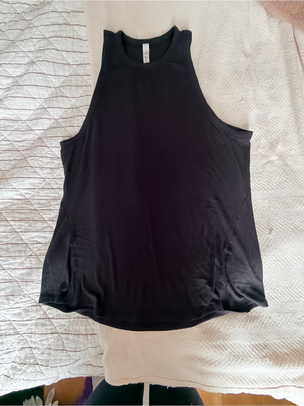 lululemon athletica Black High-Neck Sleeveless Tank Top